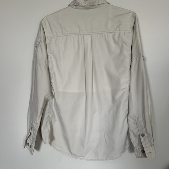 Royal Robbins ecru coloured utility hiking shirt - Picture 4 of 7